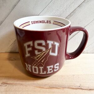 NEW FL State Seminoles Stripe Coffee Mug-Vintage Logo, Microwave&Dishwasher Safe